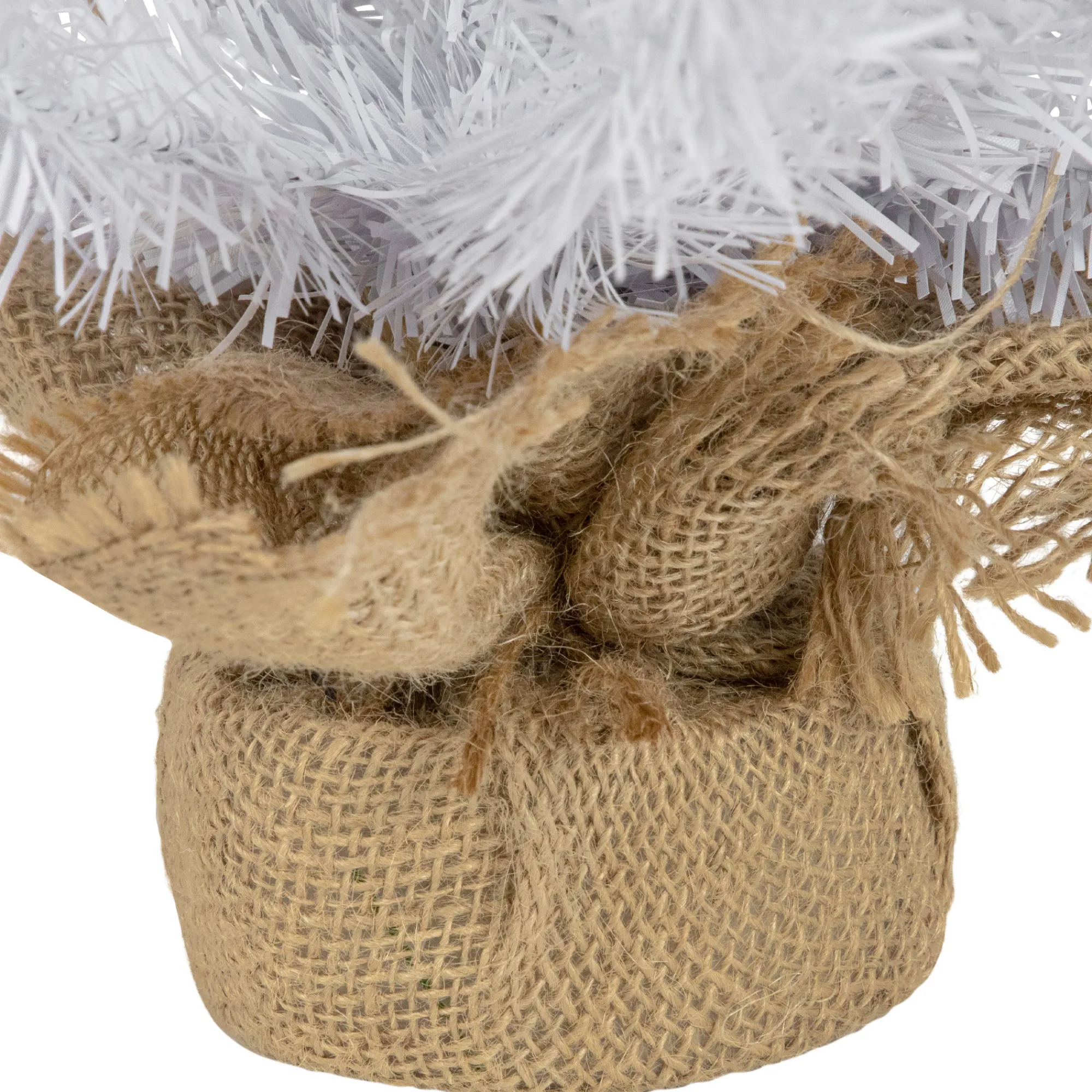 Northlight Unlit-2' Medium Balsam Pine Burlap Base Artificial Christmas Tree - Unlit