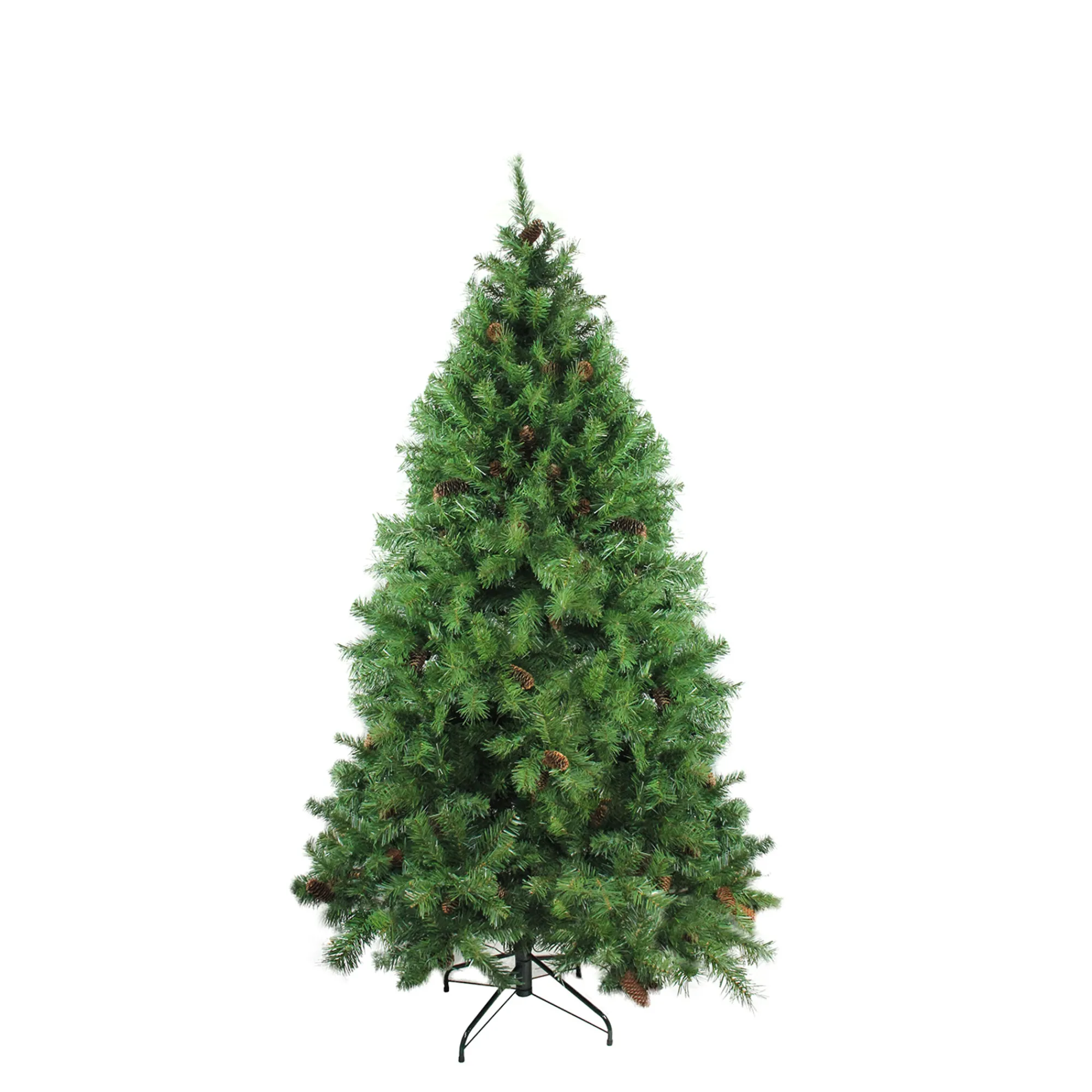 Northlight Unlit-7.5' Medium Dakota Red Pine Artificial Christmas Tree With Pinecones - Unlit