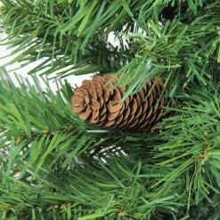 Northlight Unlit-7.5' Medium Dakota Red Pine Artificial Christmas Tree With Pinecones - Unlit