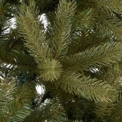 Contemporary Home Living Unlit-9' Medium Mixed Spruce Hinged Artificial Christmas Tree - Unlit