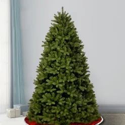 Christmas Central Unlit-7.5' Medium Newberry Spruce Spruce Artificial Christmas Tree, Unlit