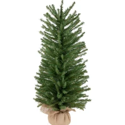 Northlight Unlit-3' Medium Scottsdale Pine Artificial Christmas Tree In Burlap Base - Unlit