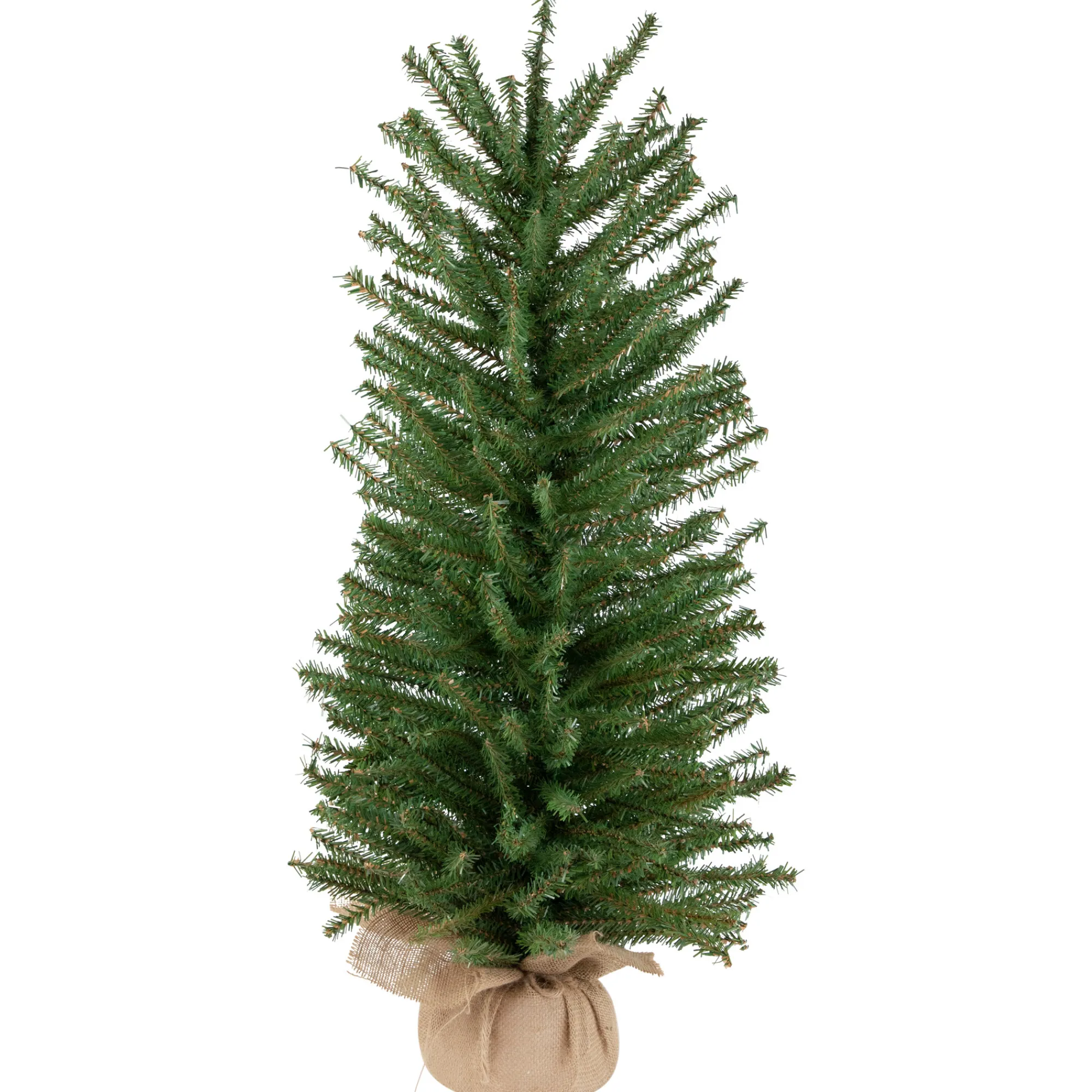 Northlight Unlit-3' Medium Scottsdale Pine Artificial Christmas Tree In Burlap Base - Unlit