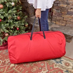 Northlight Tree Storage-36" Multi-Use Large Holiday Storage Bag - For Garlands, Trees, Lights, Inflatables And More