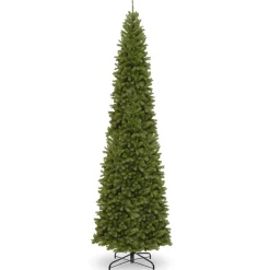 CC Christmas Decor Unlit-14' North Valley Spruce Pencil Slim Artificial Christmas Tree - Unlit