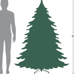 Northlight Unlit-6' Northern Balsam Fir Artificial Christmas Tree, Unlit