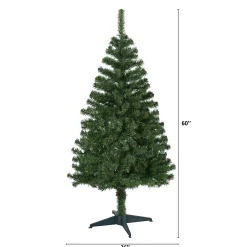 Nearly Natural Unlit-5' Northern Tip Pine Artificial Christmas Tree, Unlit