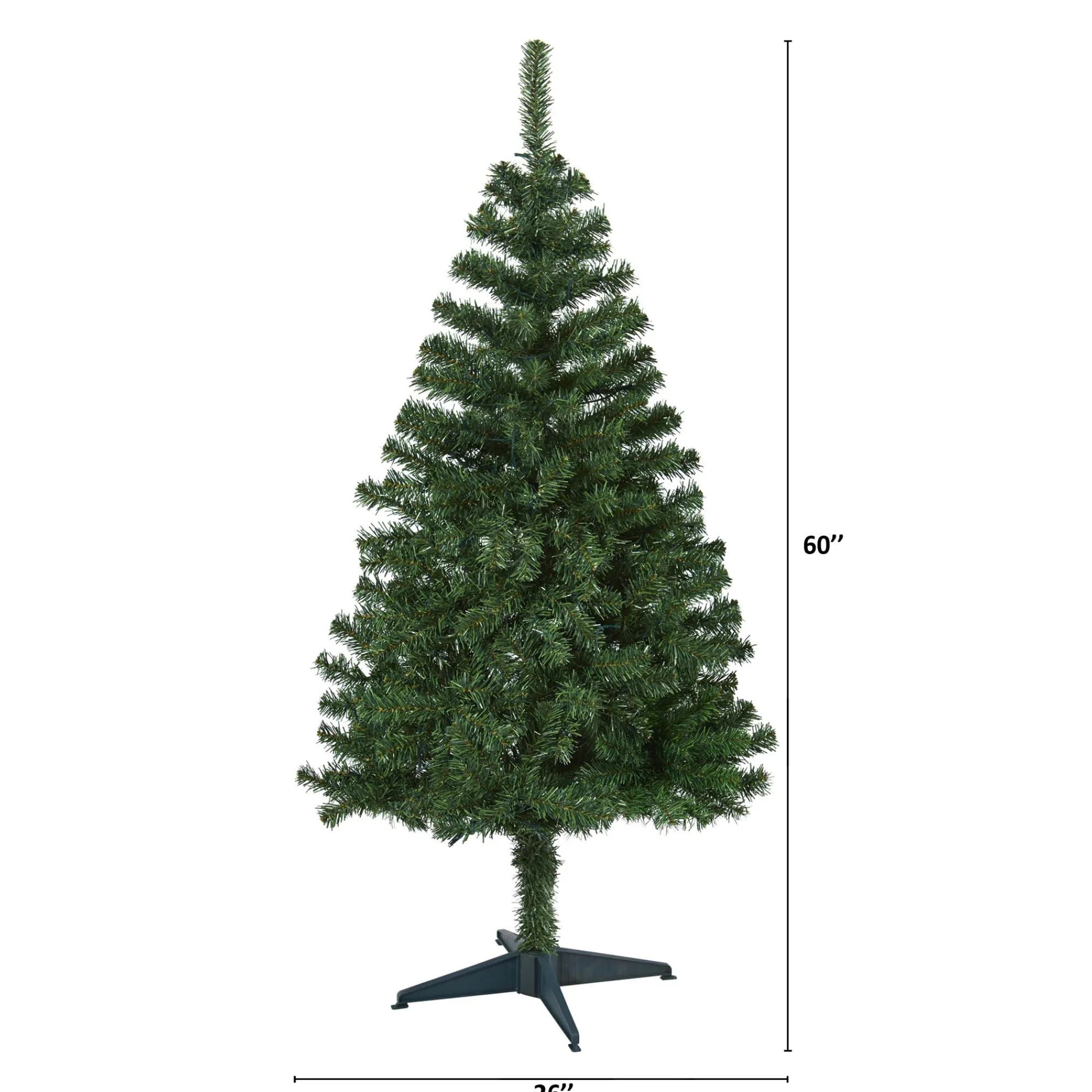 Nearly Natural Unlit-5' Northern Tip Pine Artificial Christmas Tree, Unlit