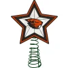 The Memory Company Stars-10" Orange And Black Star Ncaa Oregon State Beavers Christmas Tree Topper