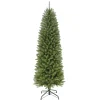 CC Christmas Decor Unlit-6.5' Pencil Fraser Fir Artificial Christmas Tree With Stand, Unlit