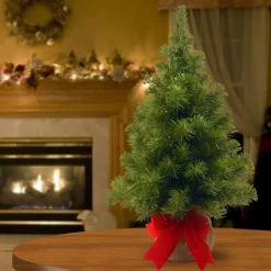 Christmas Central Unlit-2' Potted Noble Spruce Medium Artificial Christmas Tree, Unlit