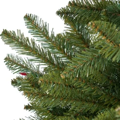 Contemporary Home Living Pre-Lit-7' Pre-Lit Full Norway Spruce Artificial Christmas Tree - Multicolor Lights