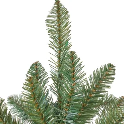 Contemporary Home Living Pre-Lit-7' Pre-Lit Full Norway Spruce Artificial Christmas Tree - Multicolor Lights