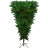 Northlight Upside Down-7' Pre-Lit Green Sugar Pine Upside Down Artificial Christmas Tree - Clear Lights