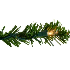 Northlight Wall Trees-7.5' Pre-Lit Medium Canadian Pine Artificial Christmas Wall Tree - Clear Lights