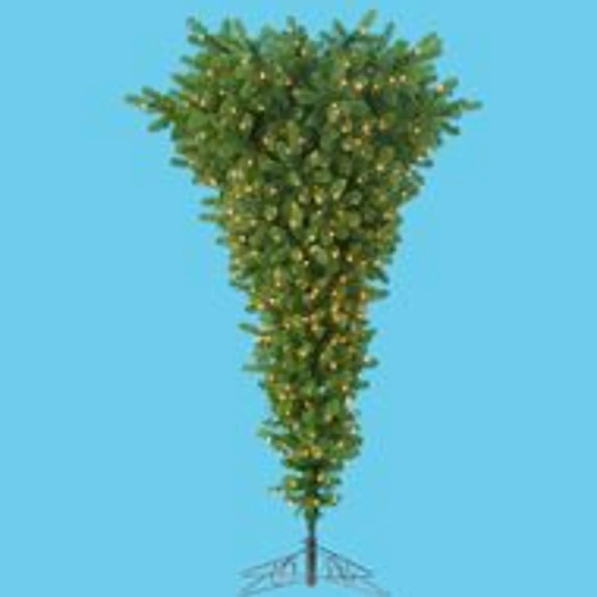 KSA Upside Down-5' Pre-Lit Upside Down Decorative Christmas Tree - Clear Lights