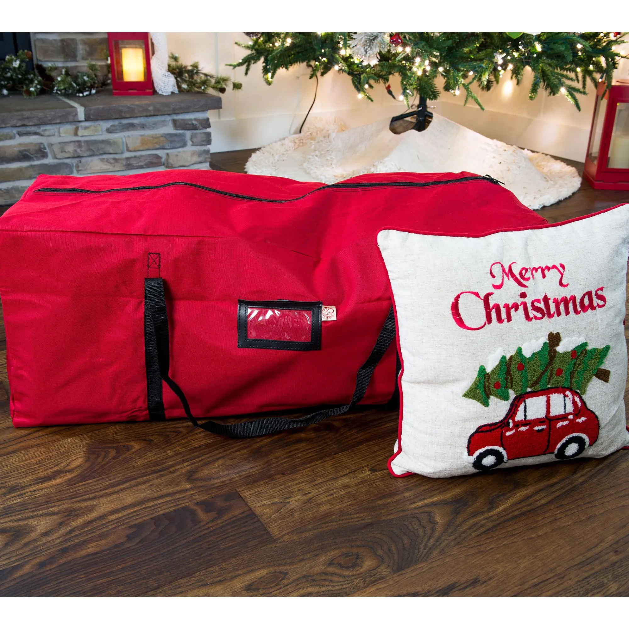 Christmas Central Tree Storage-36" Red Multi Use Christmas Tree Storage Bag