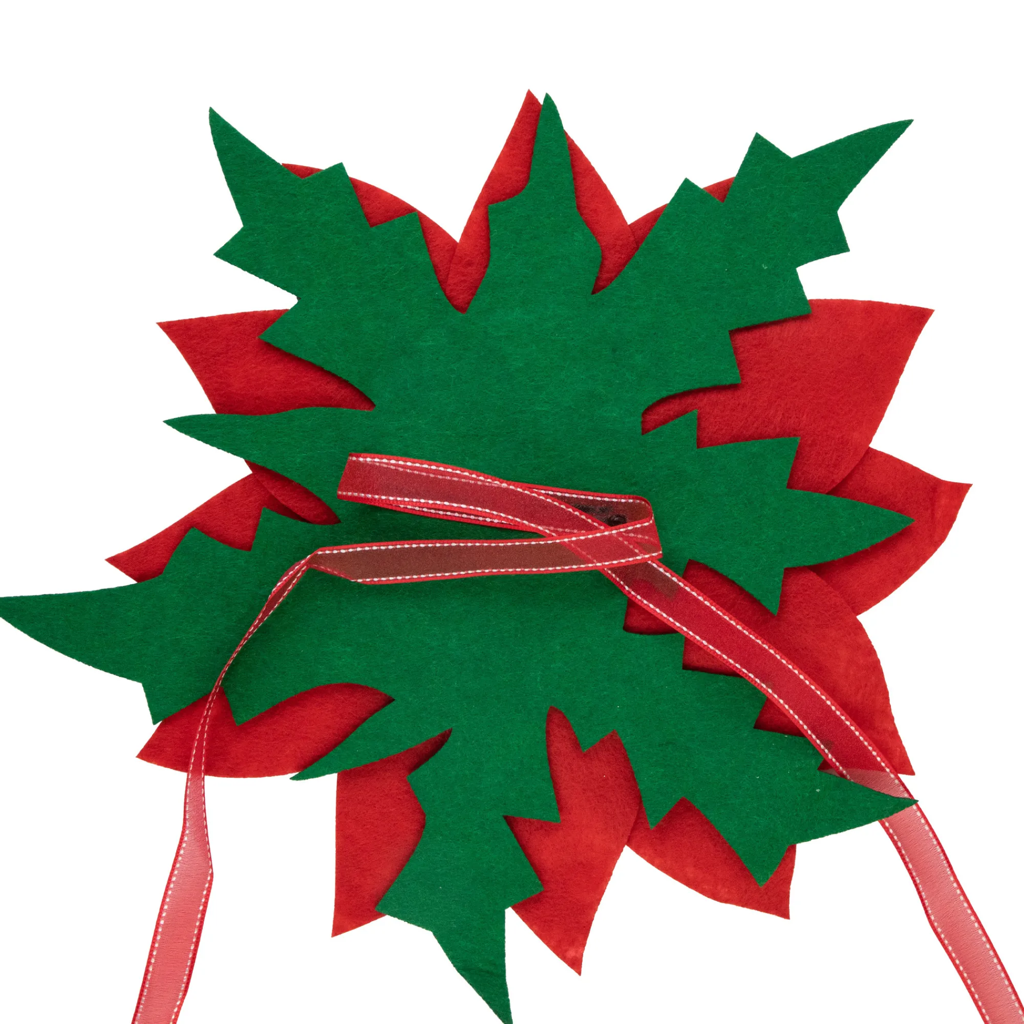 Northlight Stars-29" Red Poinsettia Tie-On Christmas Tree Topper, Unlit