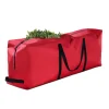 osto Tree Storage-65" Red Rectangular Tear Resistant Artificial Christmas Tree Storage Bag