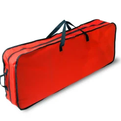 National Tree Tree Storage-39" Red Solid Gift Wrap And Christmas Ornament Storage Bag