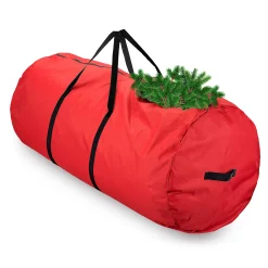 osto Tree Storage-50" Red Tear Proof Round Artificial Christmas Tree Storage Bag
