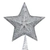 KSA Stars-13.5" Silver Star With Platinum Accents Decorative Christmas Tree Topper