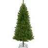 Christmas Central Unlit-7' Slim Canadian Grande Fir Artificial Christmas Tree, Unlit