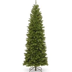 Christmas Central Unlit-7' Slim North Valley Spruce Artificial Christmas Tree, Unlit
