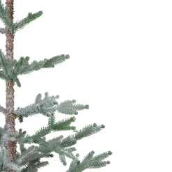 Northlight Unlit-3' Snow Covered Slim Pine Artificial Christmas Tree With Jute Base - Unlit