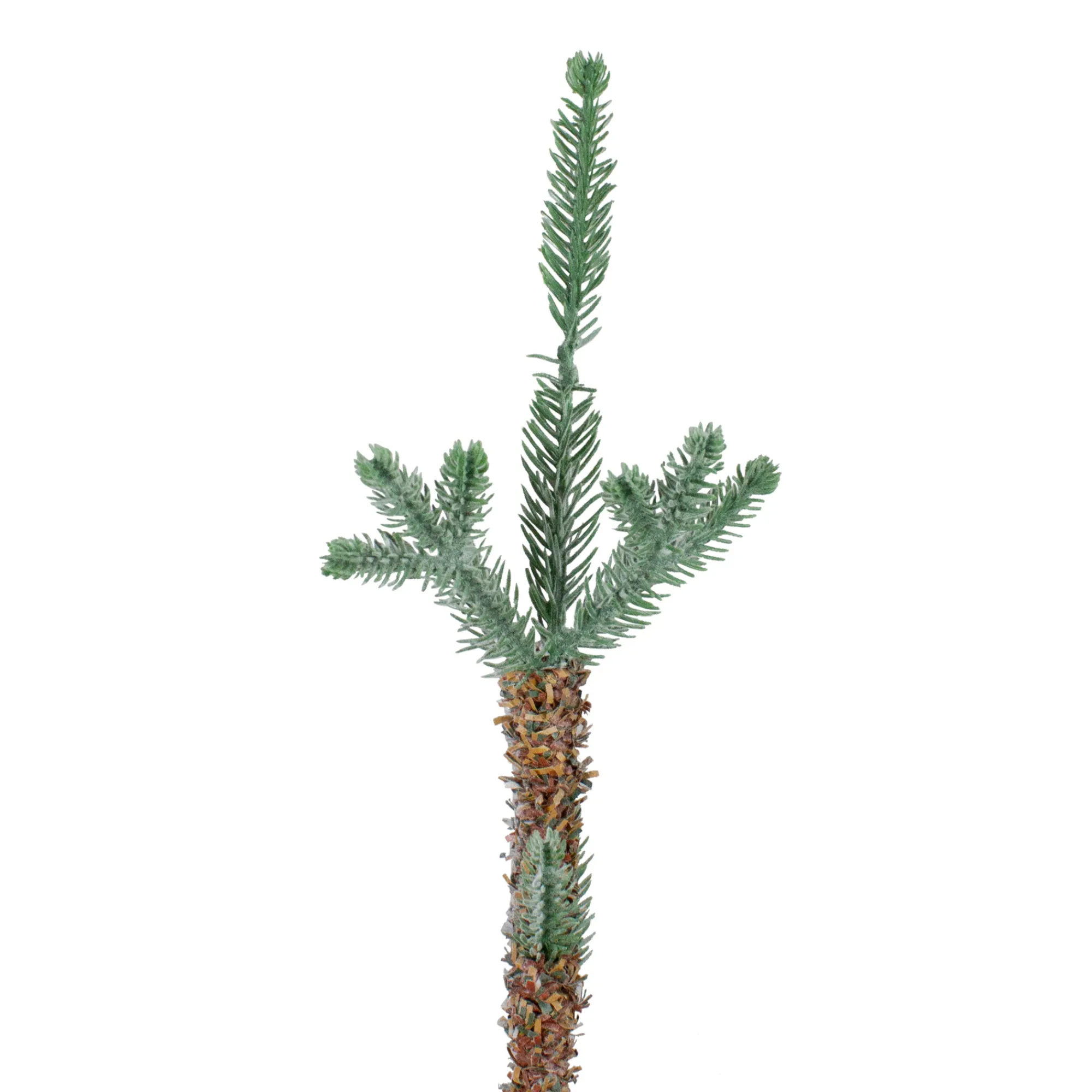 Northlight Unlit-3' Snow Covered Slim Pine Artificial Christmas Tree With Jute Base - Unlit