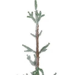 Northlight Unlit-5' Snow Covered Slim Pine Artificial Christmas Tree With Jute Base– Unlit