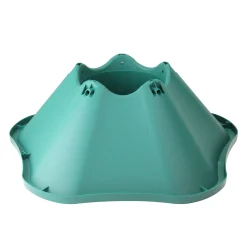 Jack Post Real Tree Stands-19" Teal Blue Star Tree Stand For Real Live Christmas Trees