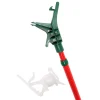 Dyno Tree Storage-11' Telescoping Christmas Tree Decorating Pole For Hanging Lights - Includes 25 Gutter Clips