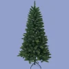 KSA Unlit-6' Traditional Artificial Green Pine Christmas Tree With Metal Stand - Unlit