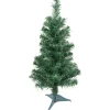 Northlight Unlit-18" Traditional Green Pine Artificial Christmas Tree, Unlit