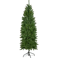 Northlight Unlit-7.5' Unlit Pencil White River Fir Artificial Christmas Tree