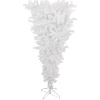 Northlight Upside Down-5.5' Upside Down White Spruce Artificial Christmas Tree, Unlit