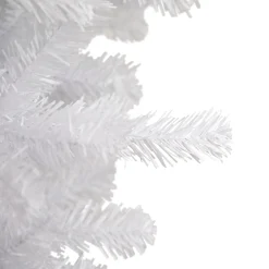 Northlight Upside Down-5.5' Upside Down White Spruce Artificial Christmas Tree, Unlit