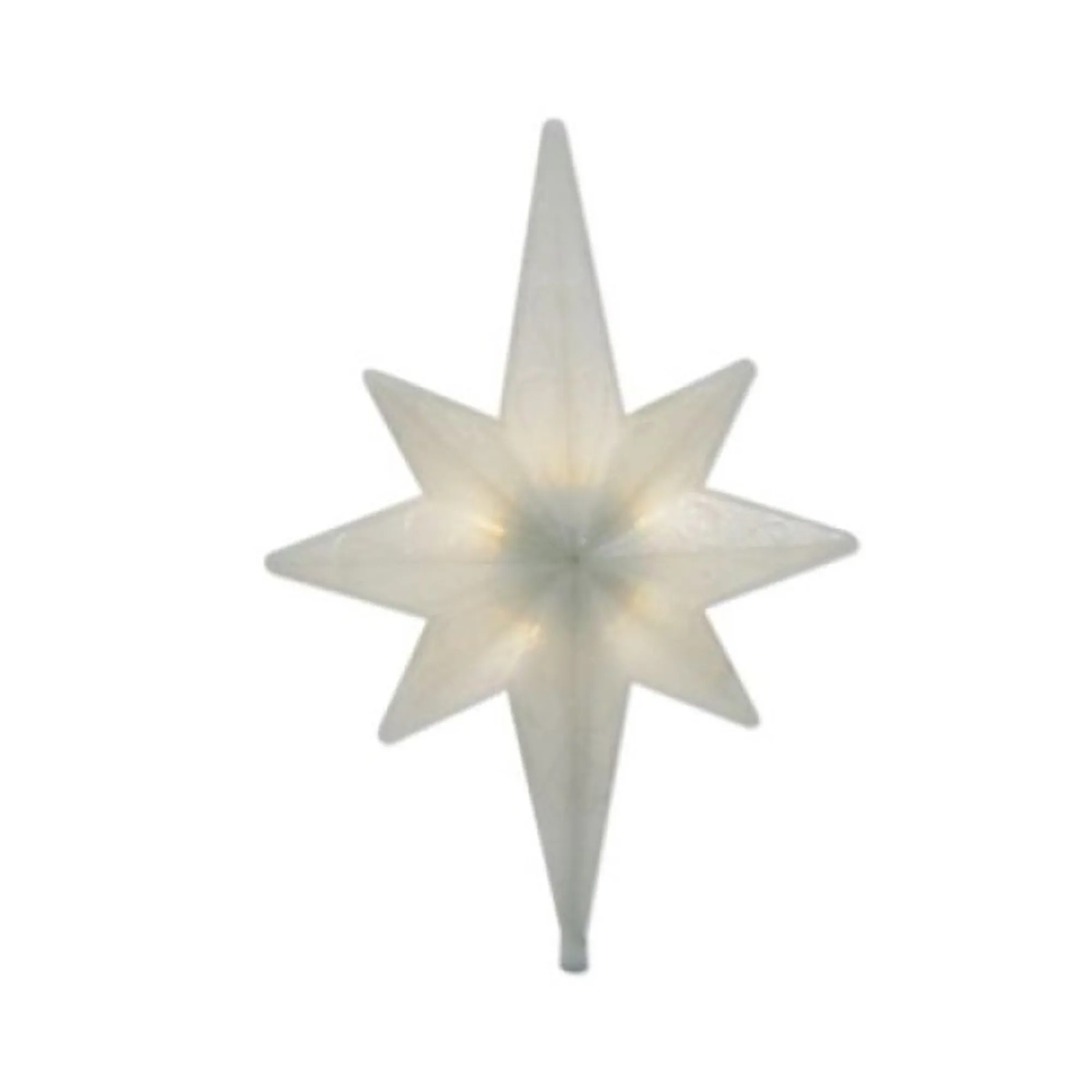 Brite Star Stars-14.5" Warm White Winter Frost Led Bethlehem Star Christmas Tree Topper - Clear Lights