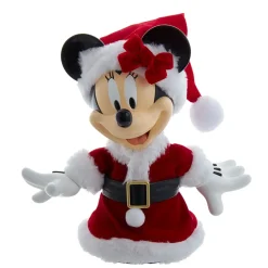 KSA Stars-10.5" White And Red Minnie Mouse Christmas Tree Topper, Unlit