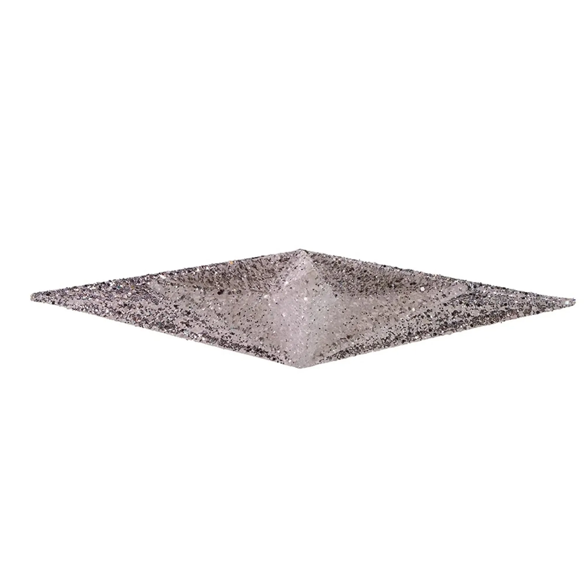 KSA Stars-19.25" White And Silver Bethlehem Star Christmas Tree Topper, Unlit