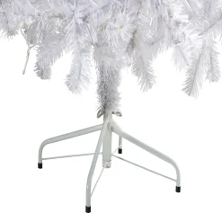 Nearly Natural Unlit-6' White Artificial Christmas Tree, Unlit