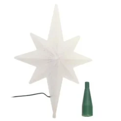 Brite Star Stars-14.5" Winter Frost B/O Multi-Color Led Bethlehem Star Christmas Tree Topper