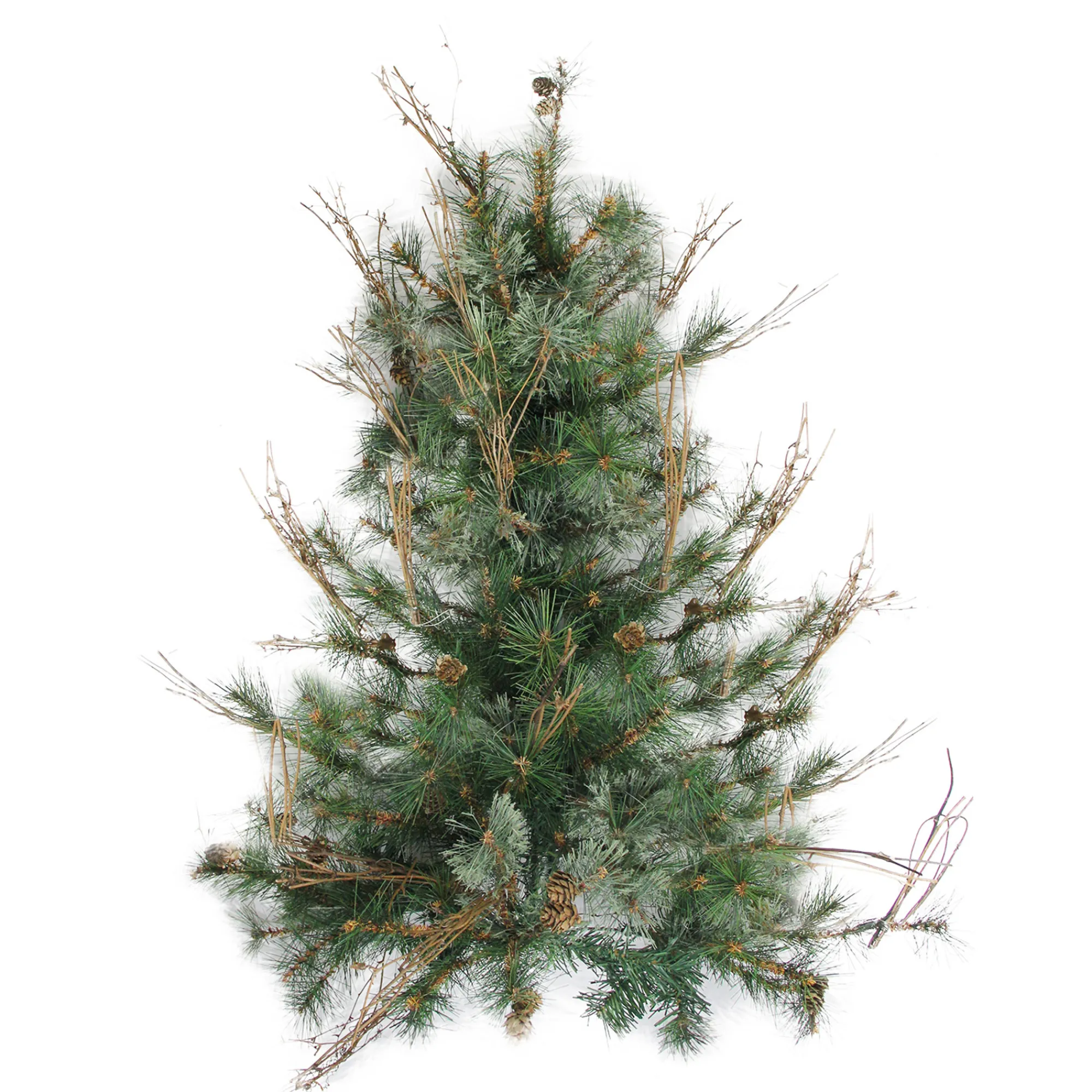 Northlight Wall Trees-3' X 28" Country Mixed Pine Artificial Christmas Wall Or Door Tree - Unlit