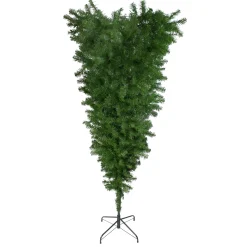 Northlight Upside Down-5.5' X 36" Green Upside Down Spruce Medium Artificial Christmas Tree - Unlit
