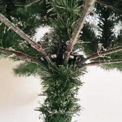 aleko Snowing- Cts6Ft01 Premium Artificial Snow Flocked Fir Holiday Christmas Tree - 6 Foot
