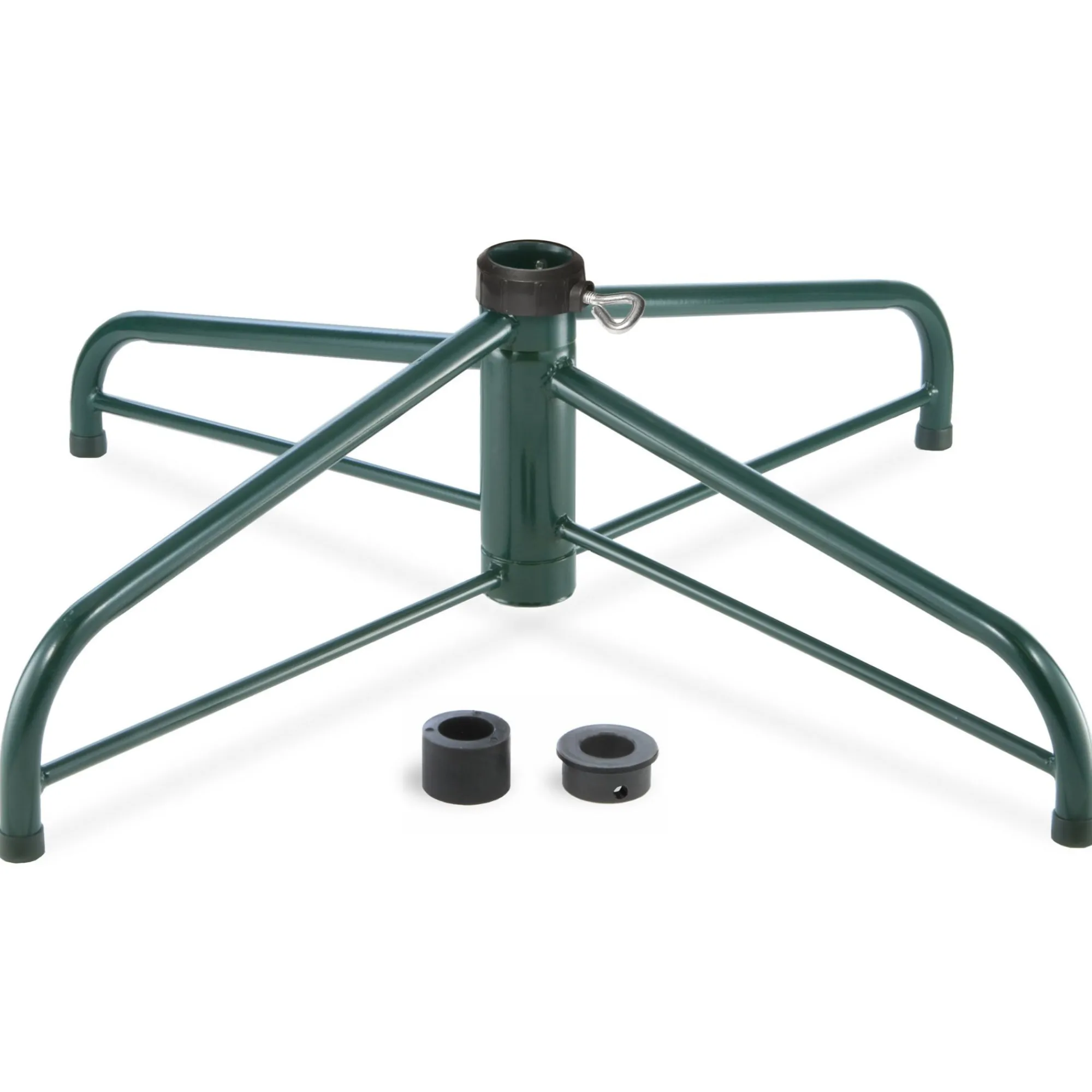 National Tree Artificial Tree Stands-Black And Green Metal Folding Tree Stand For 9'-12' Artificial Trees