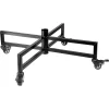 Northlight Artificial Tree Stands-Black Metal Rolling Artificial Christmas Tree Stand - For 6' - 9' Trees