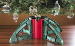 Northlight Real Tree Stands-Christmas Tree Stand With Clamping System - For Real Live Trees Up To 10'