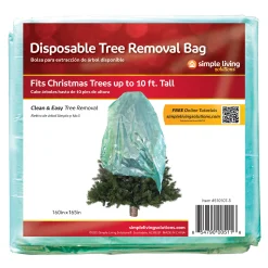 Northlight Tree Storage-Disposable Christmas Tree Removal Bag -Fits Trees Up To 10Ft Tall